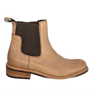 Nisolo Women's Carmen Leather Chelsea Boots Almond Size 9 NWD $250